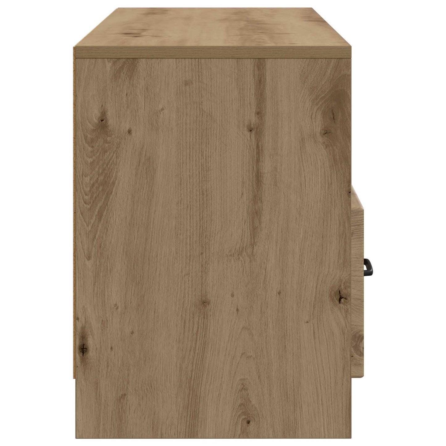 TV szekrény 102 x 34,5 x 47 cm Kézműves Tölgy Szerelt Fa