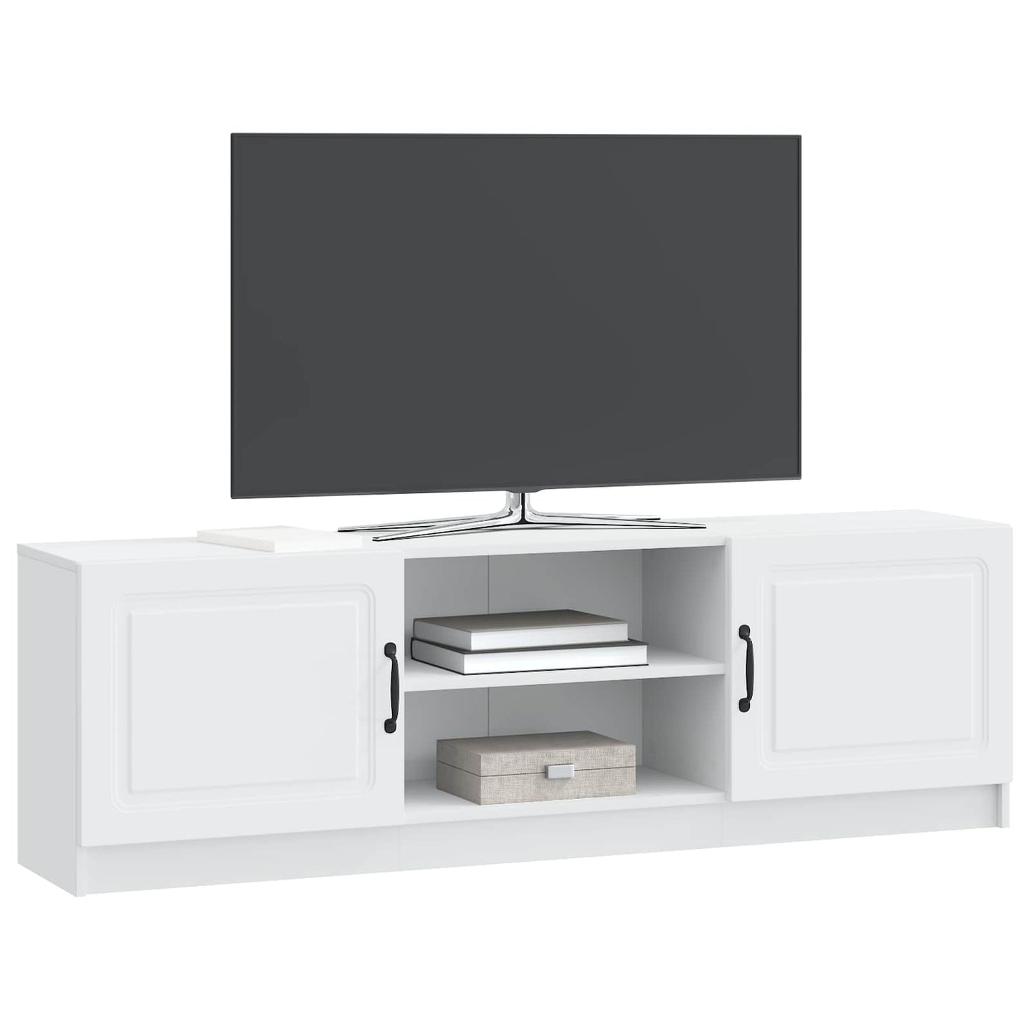 TV szekrény Fehér 150 x 31 x 47 cm Szerelt Fa