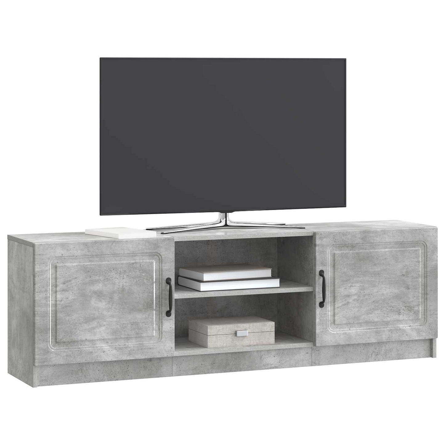 TV szekrény Betonszürke 150 x 31 x 47 cm Szerelt Fa