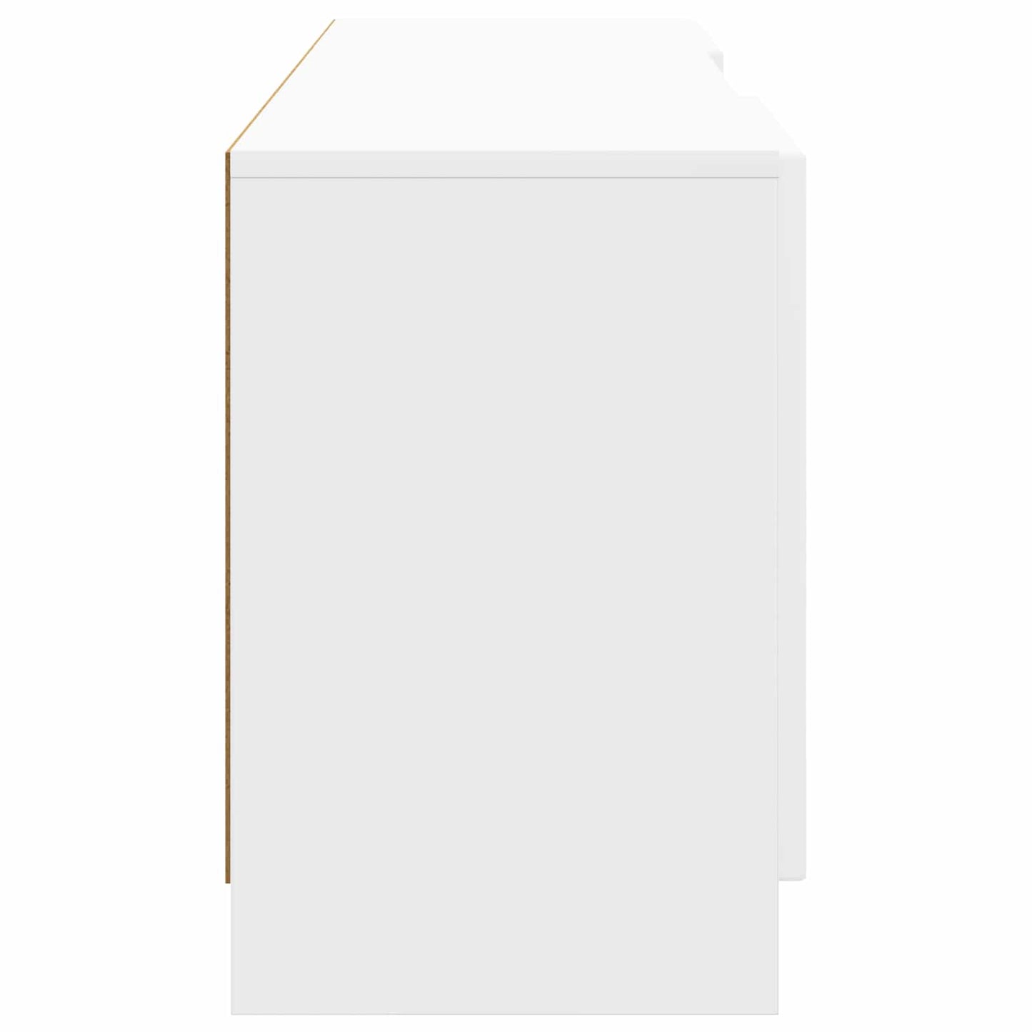 TV szekrény Magasfényű Fehér 150 x 31 x 47 cm Szerelt Fa