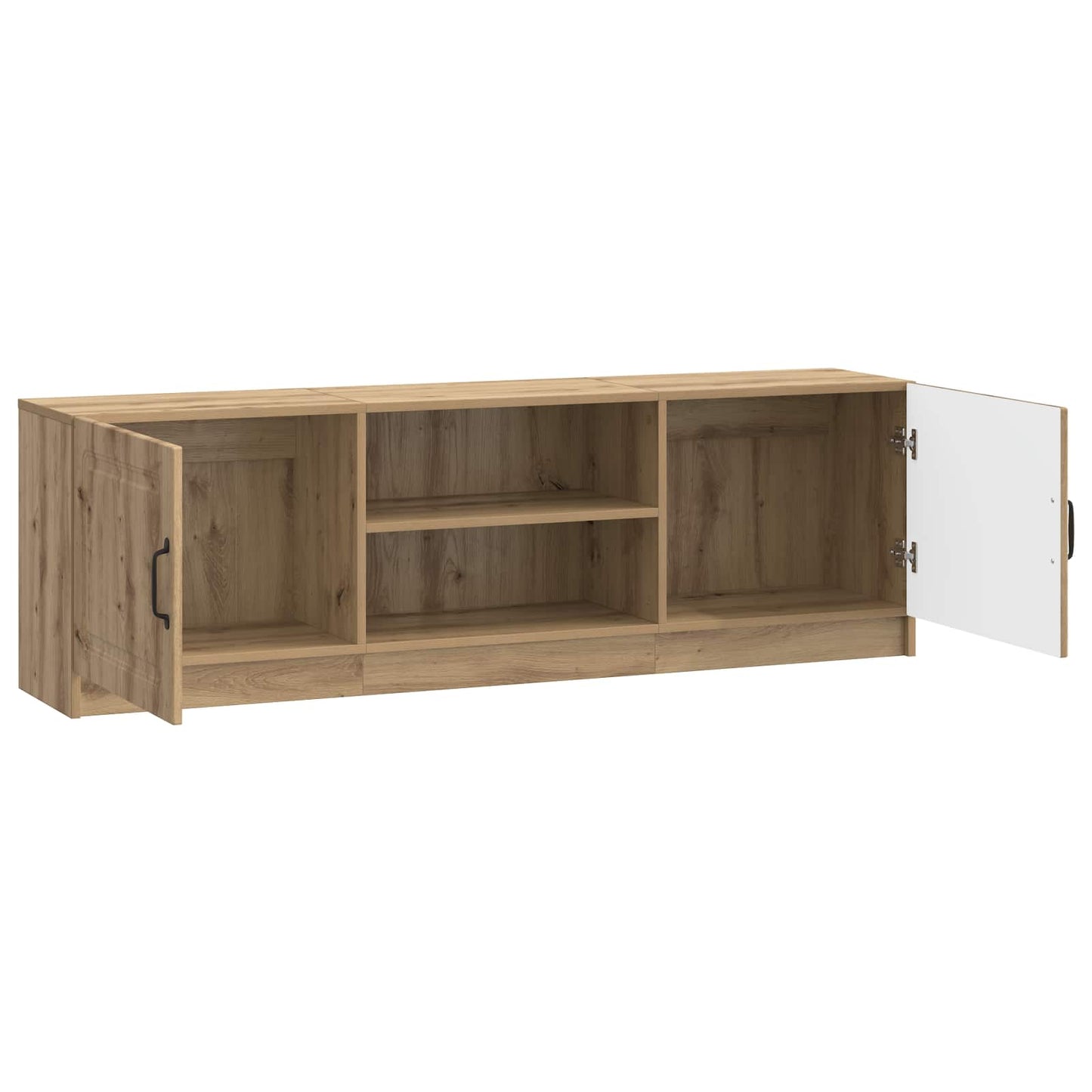 TV szekrény 150 x 31 x 47 cm Kézműves Tölgy Szerelt Fa