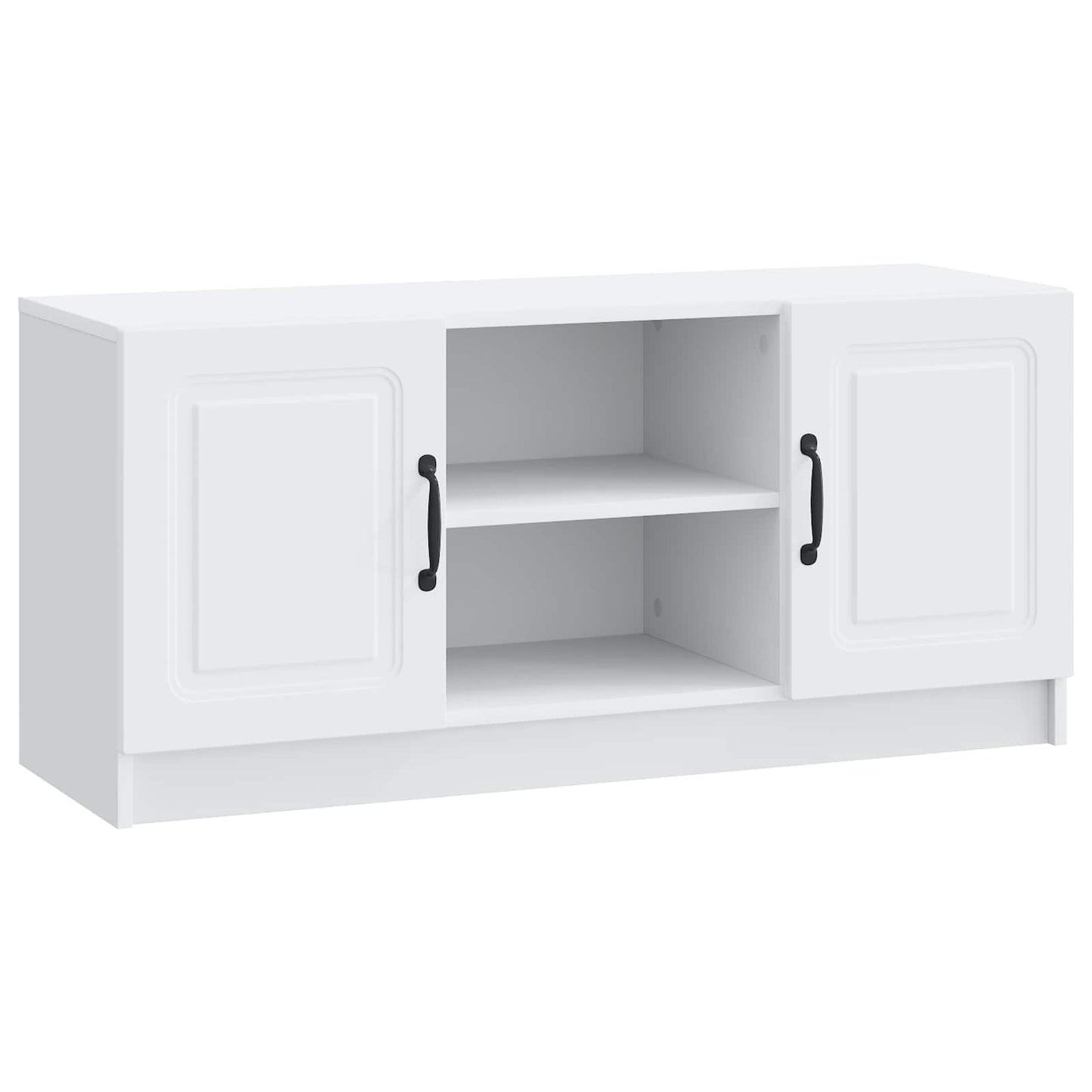 TV szekrény Fehér 102 x 34,5 x 47 cm Szerelt Fa
