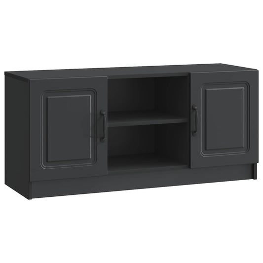 TV szekrény Fekete 102 x 34,5 x 47 cm Szerelt Fa