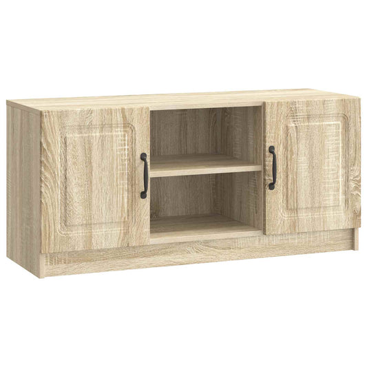 TV szekrény Sonoma Tölgy 102 x 34,5 x 47 cm Szerelt Fa