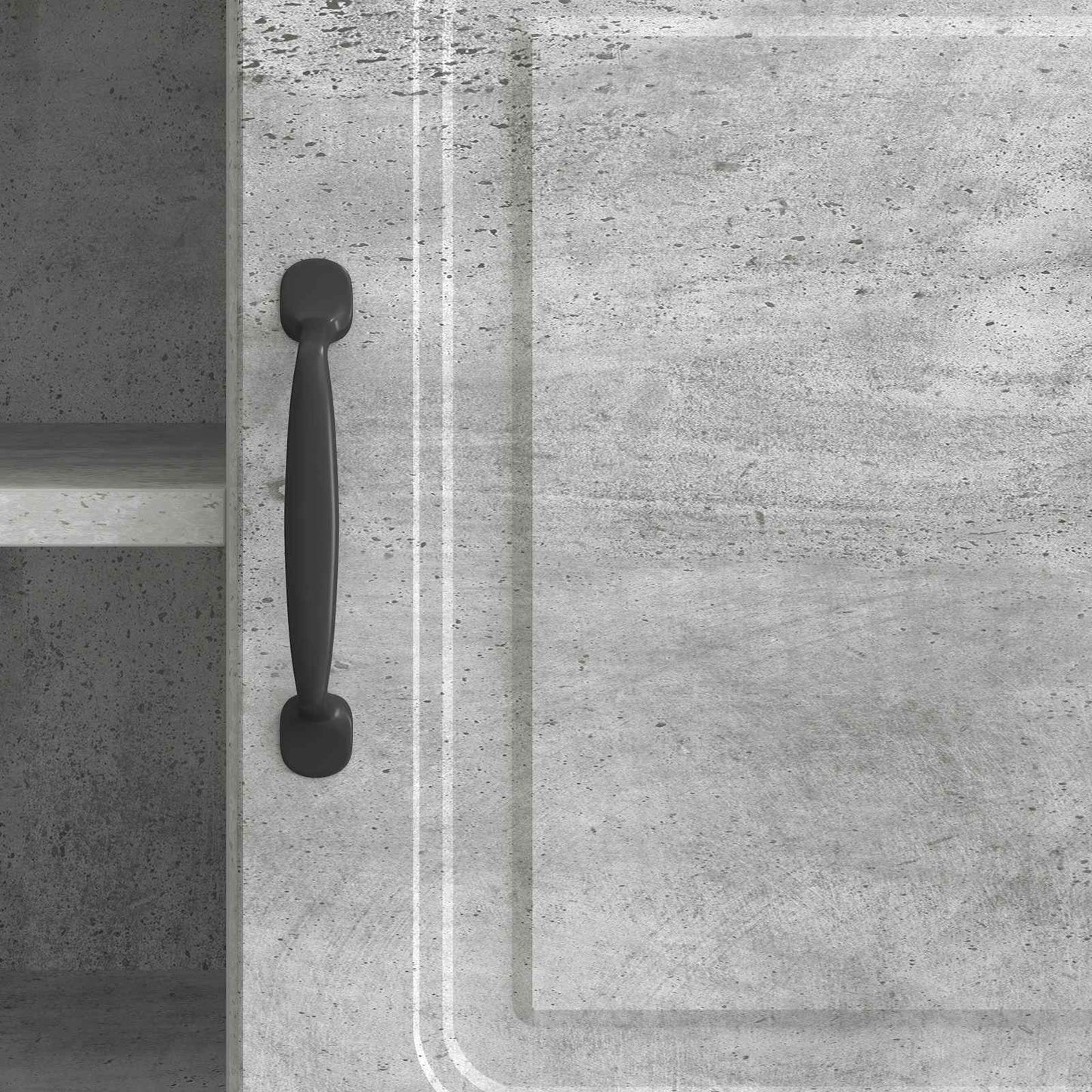 TV szekrény Betonszürke 102 x 34,5 x 47 cm Szerelt Fa