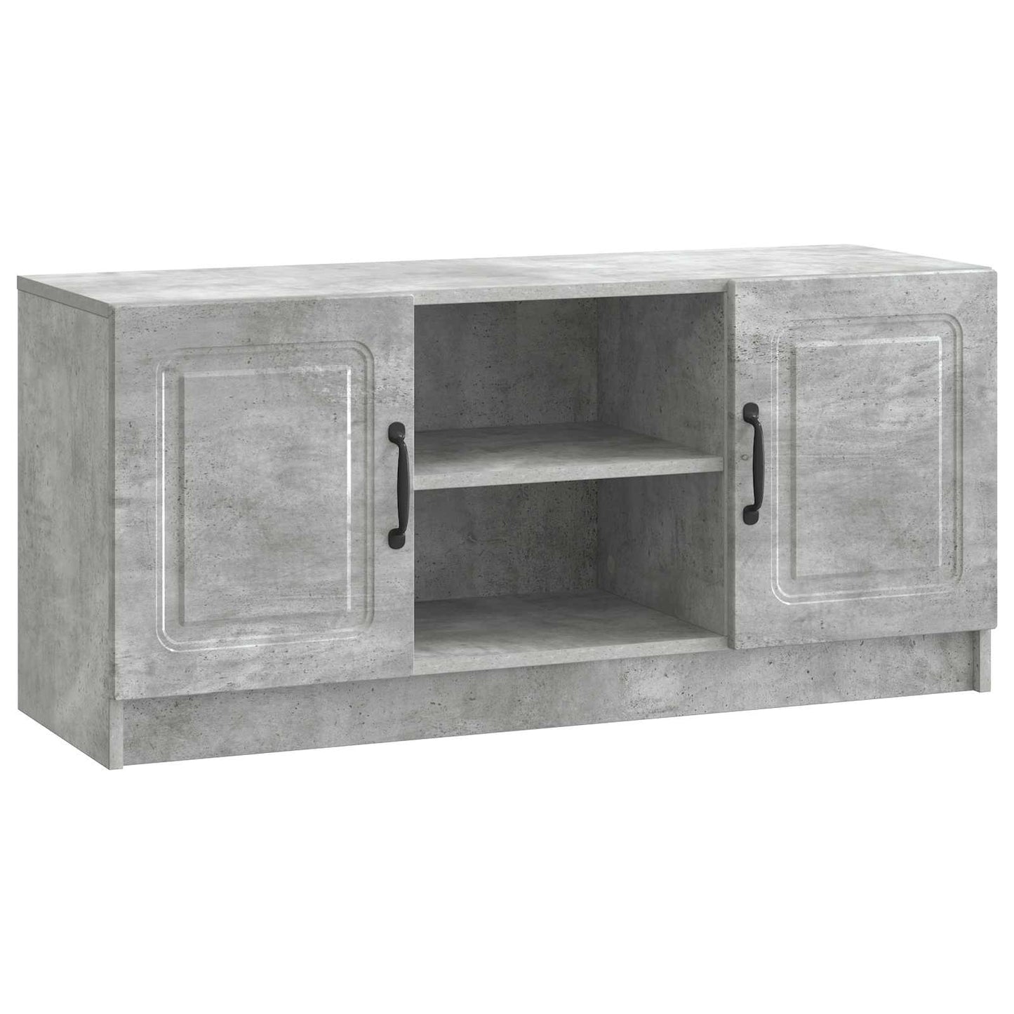 TV szekrény Betonszürke 102 x 34,5 x 47 cm Szerelt Fa