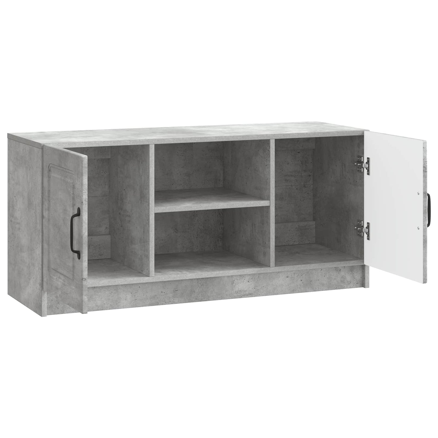 TV szekrény Betonszürke 102 x 34,5 x 47 cm Szerelt Fa