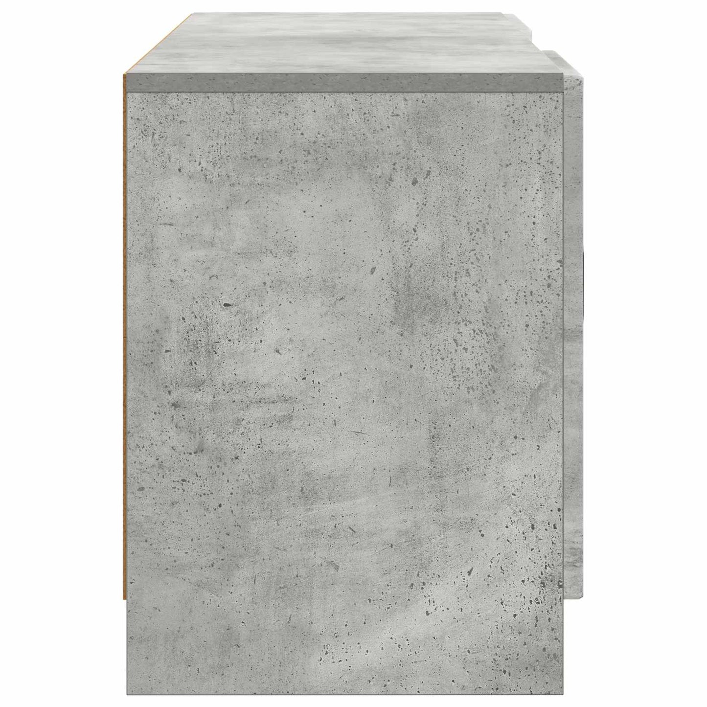 TV szekrény Betonszürke 102 x 34,5 x 47 cm Szerelt Fa