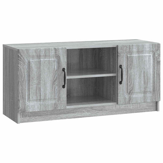 TV szekrény Szürke Sonoma 102 x 34,5 x 47 cm Szerelt Fa