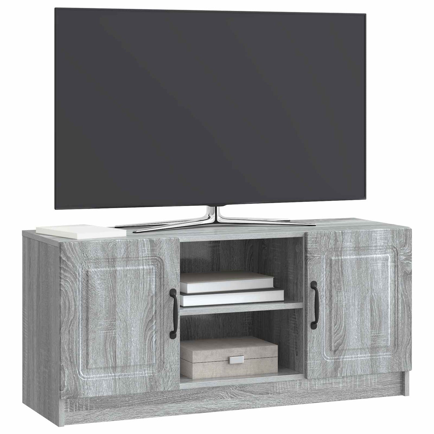 TV szekrény Szürke Sonoma 102 x 34,5 x 47 cm Szerelt Fa