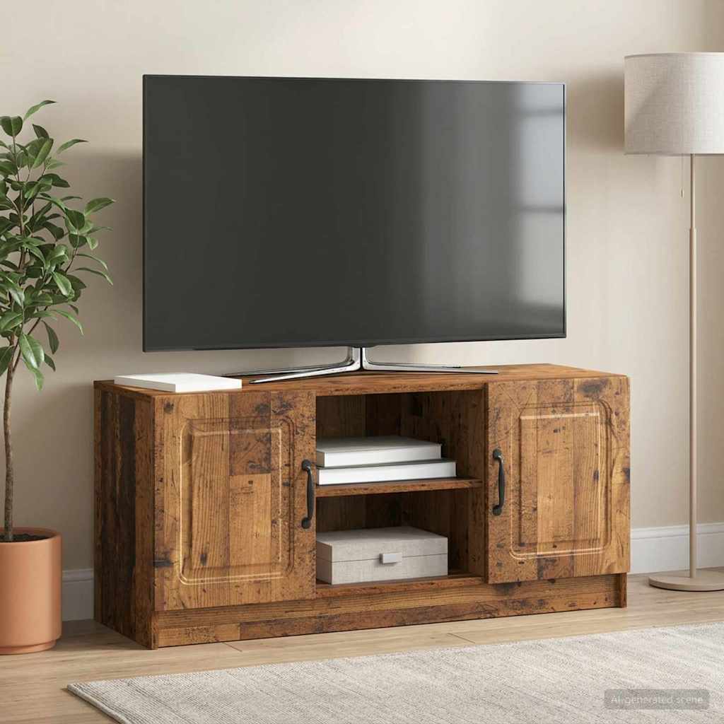 TV szekrény Antik Fa 102 x 34,5 x 47 cm Szerelt Fa