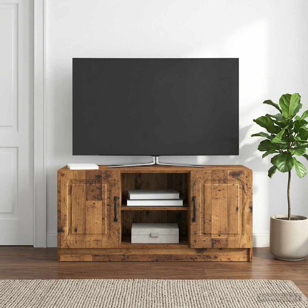 TV szekrény Antik Fa 102 x 34,5 x 47 cm Szerelt Fa