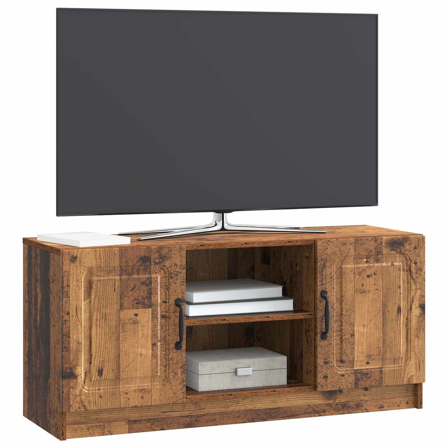 TV szekrény Antik Fa 102 x 34,5 x 47 cm Szerelt Fa