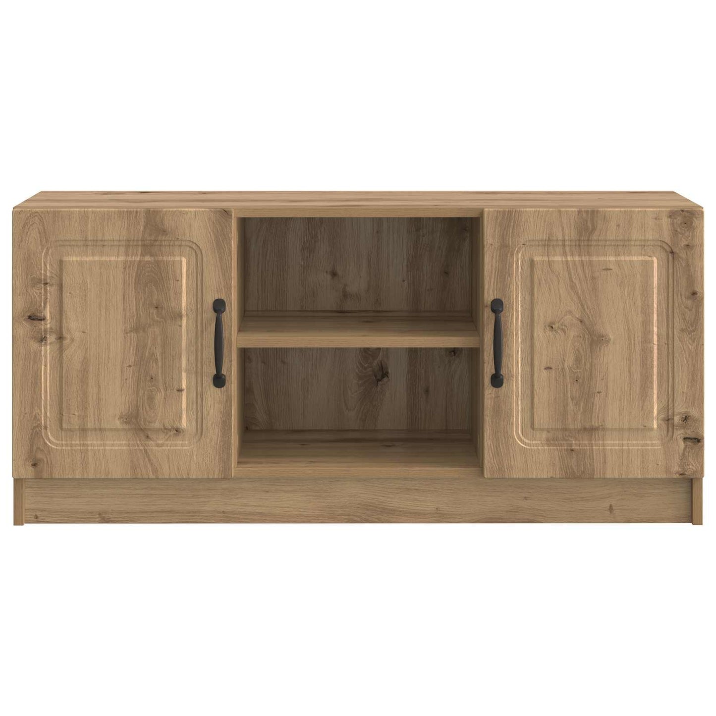 TV szekrény 102 x 34,5 x 47 cm Kézműves Tölgy Szerelt Fa