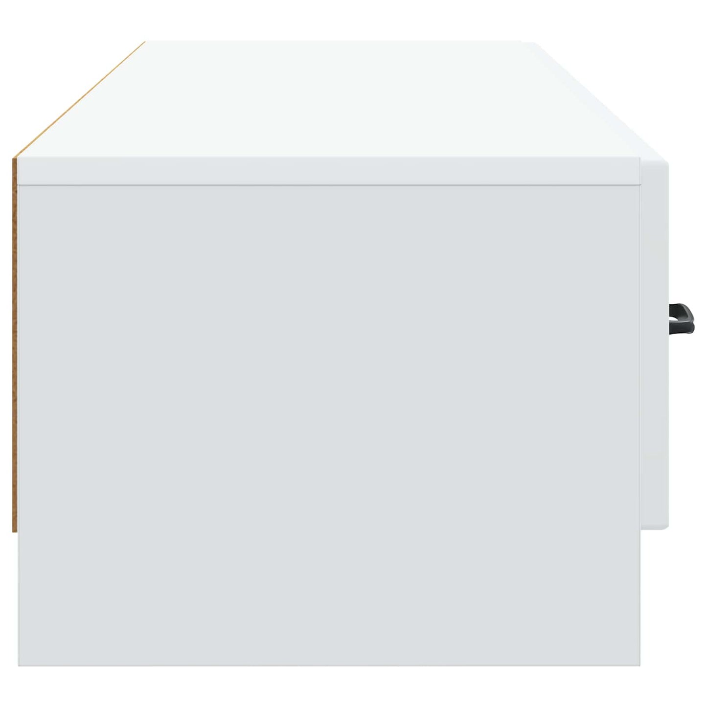 TV szekrény fiókkal Fehér 147 x 34,5 x 27 cm Szerelt Fa