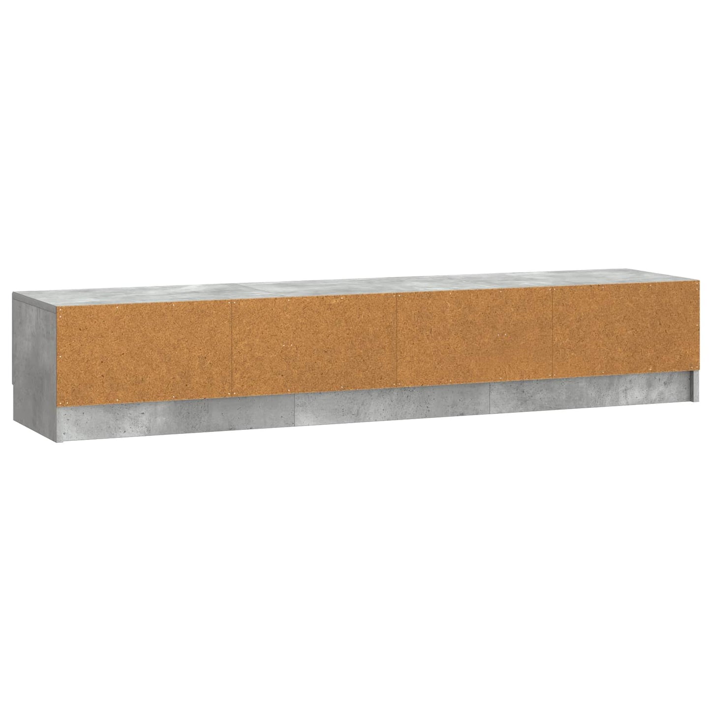 TV szekrény fiókkal Betonszürke 147 x 34,5 x 27 cm Szerelt Fa