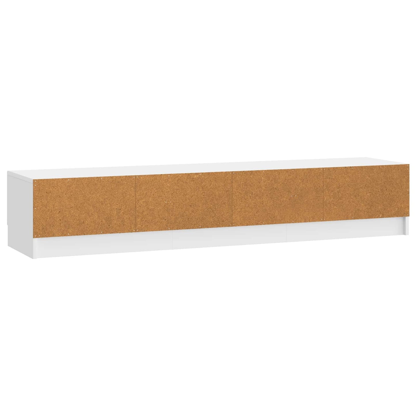 TV szekrény Magasfényű Fehér 147 x 34,5 x 27 cm Szerelt Fa