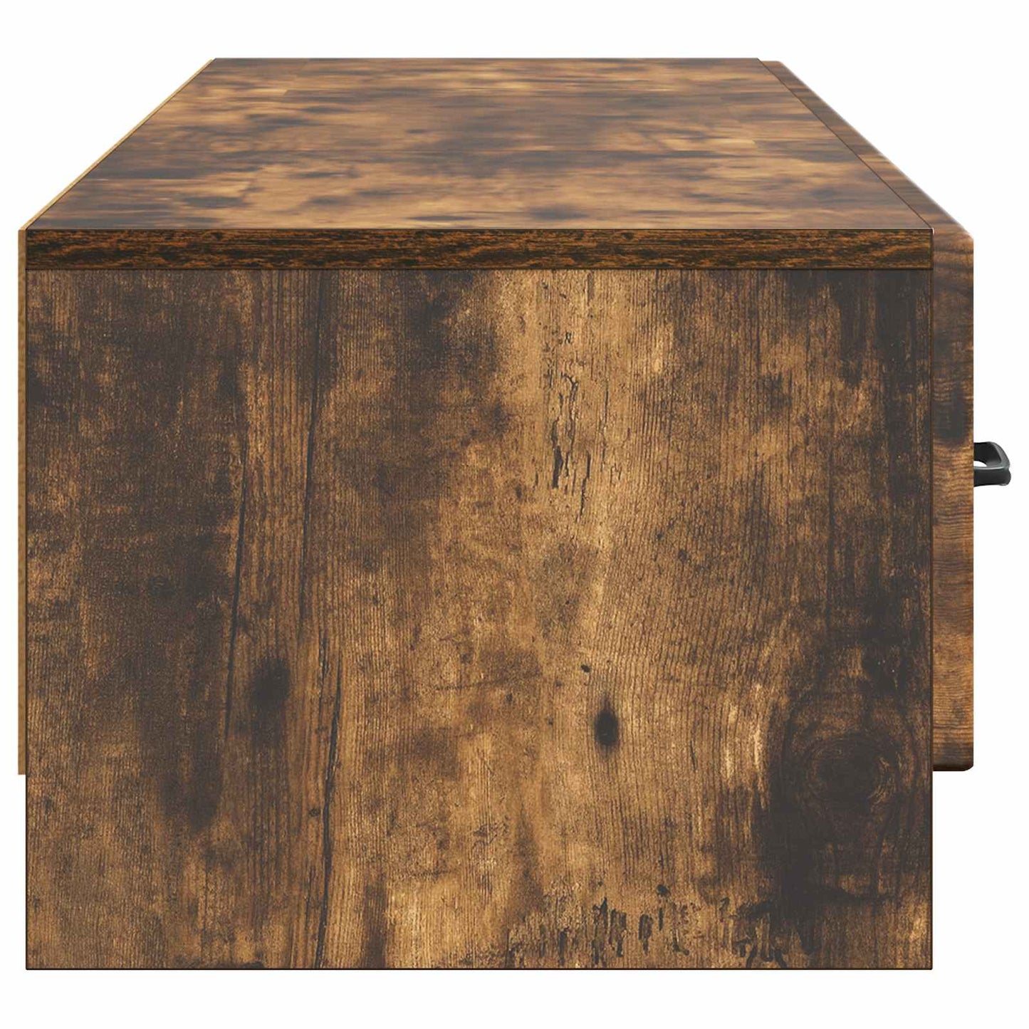 TV szekrény fiókkal Füstös Tölgy 147 x 34,5 x 27 cm Szerelt Fa