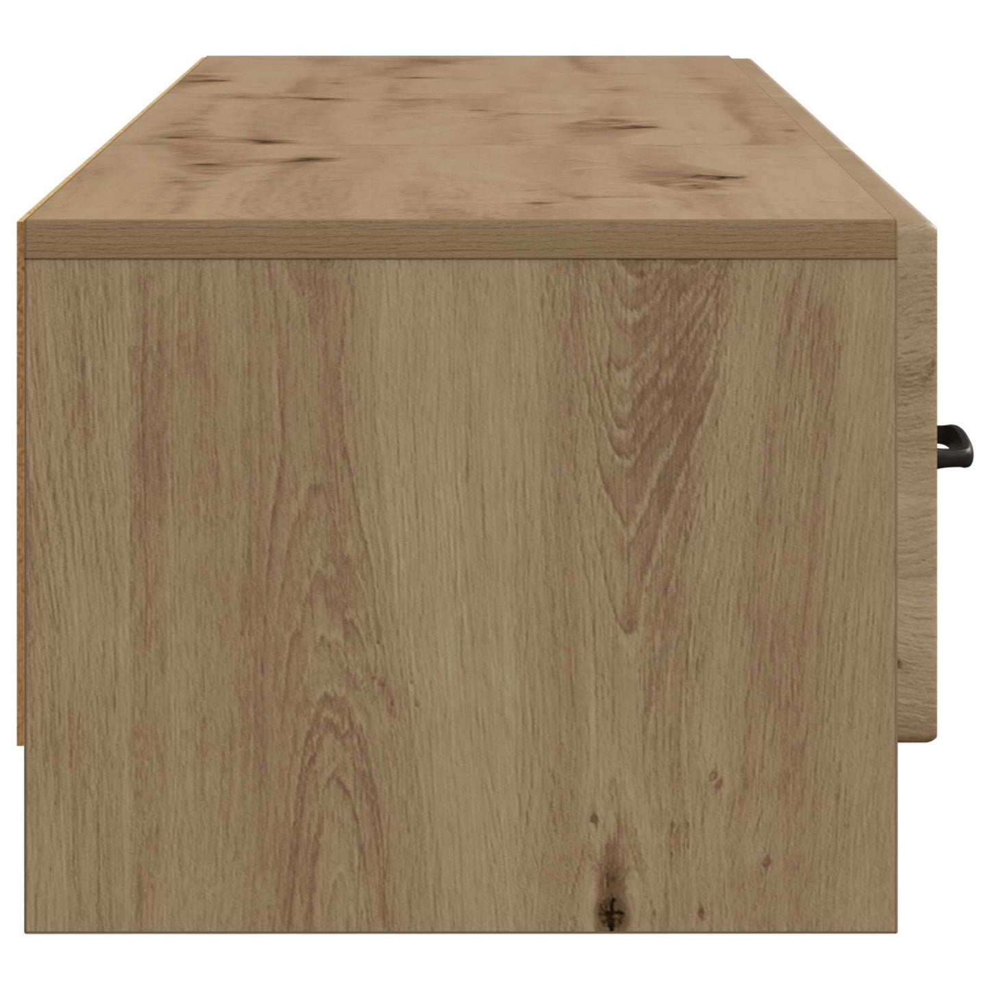 TV szekrény 147 x 34,5 x 27 cm Kézműves Tölgy Szerelt Fa