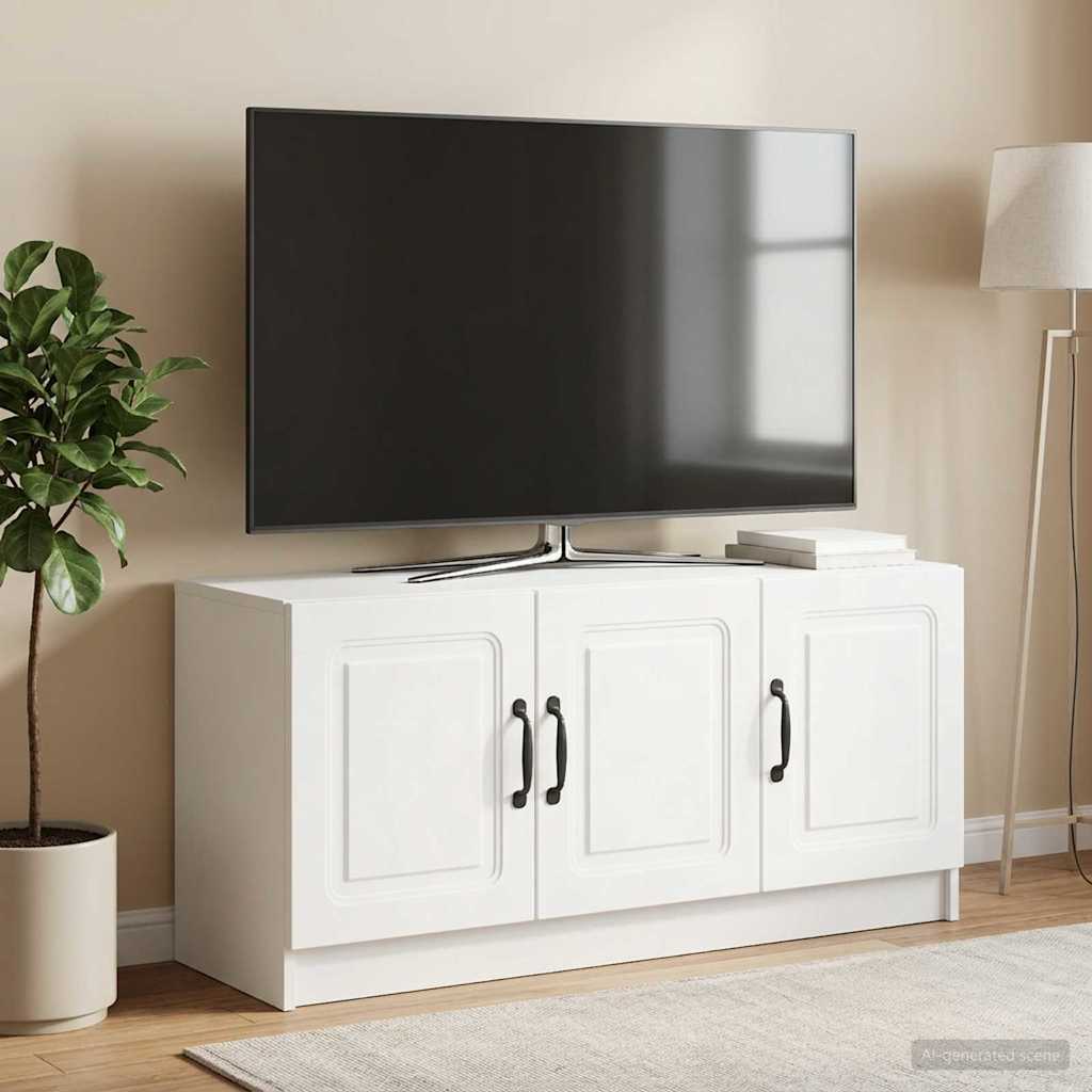 TV szekrény Fehér 99 x 34,5 x 47 cm Szerelt Fa
