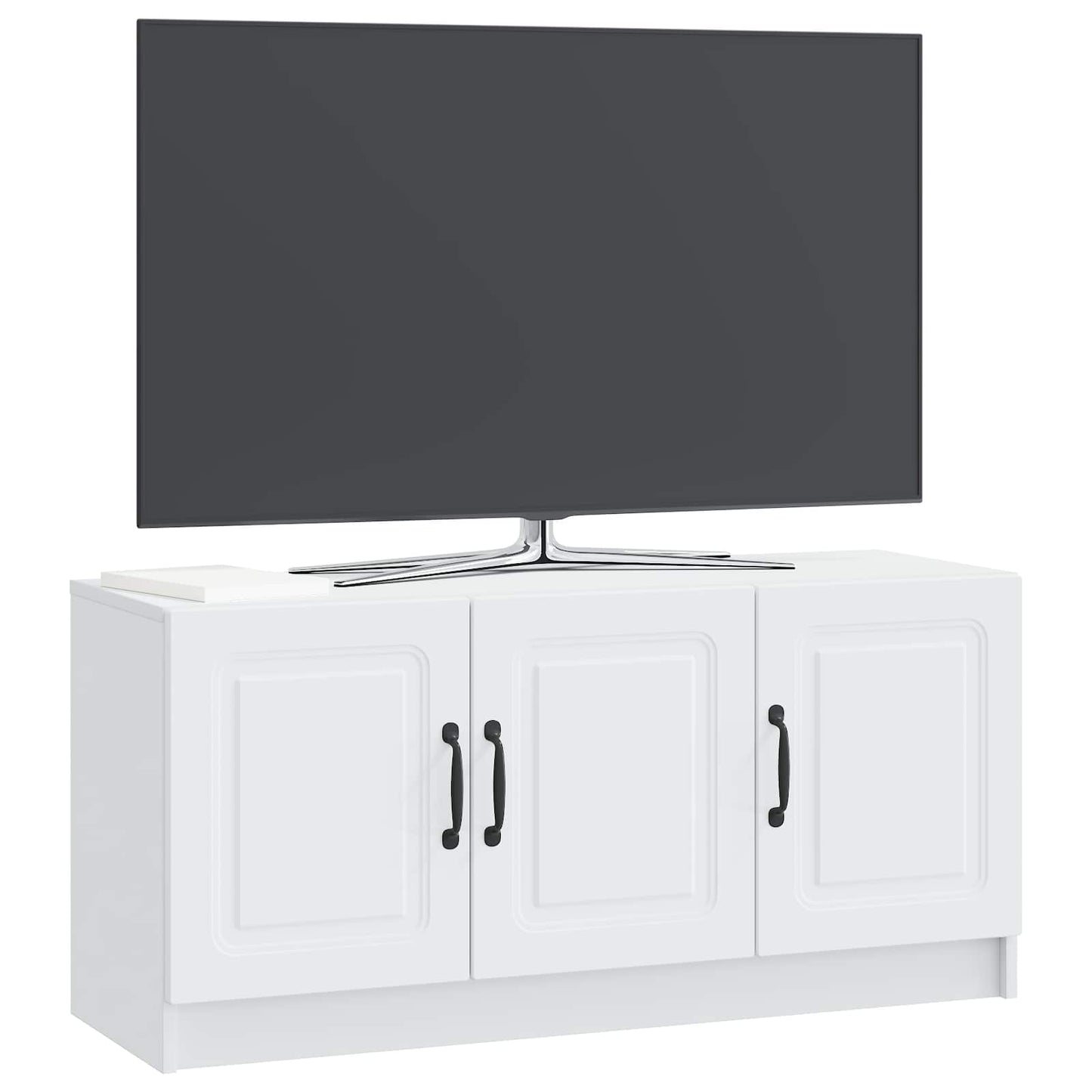 TV szekrény Fehér 99 x 34,5 x 47 cm Szerelt Fa