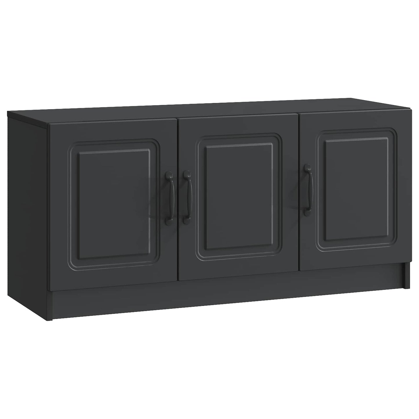 TV szekrény Fekete 99 x 34,5 x 47 cm Szerelt Fa