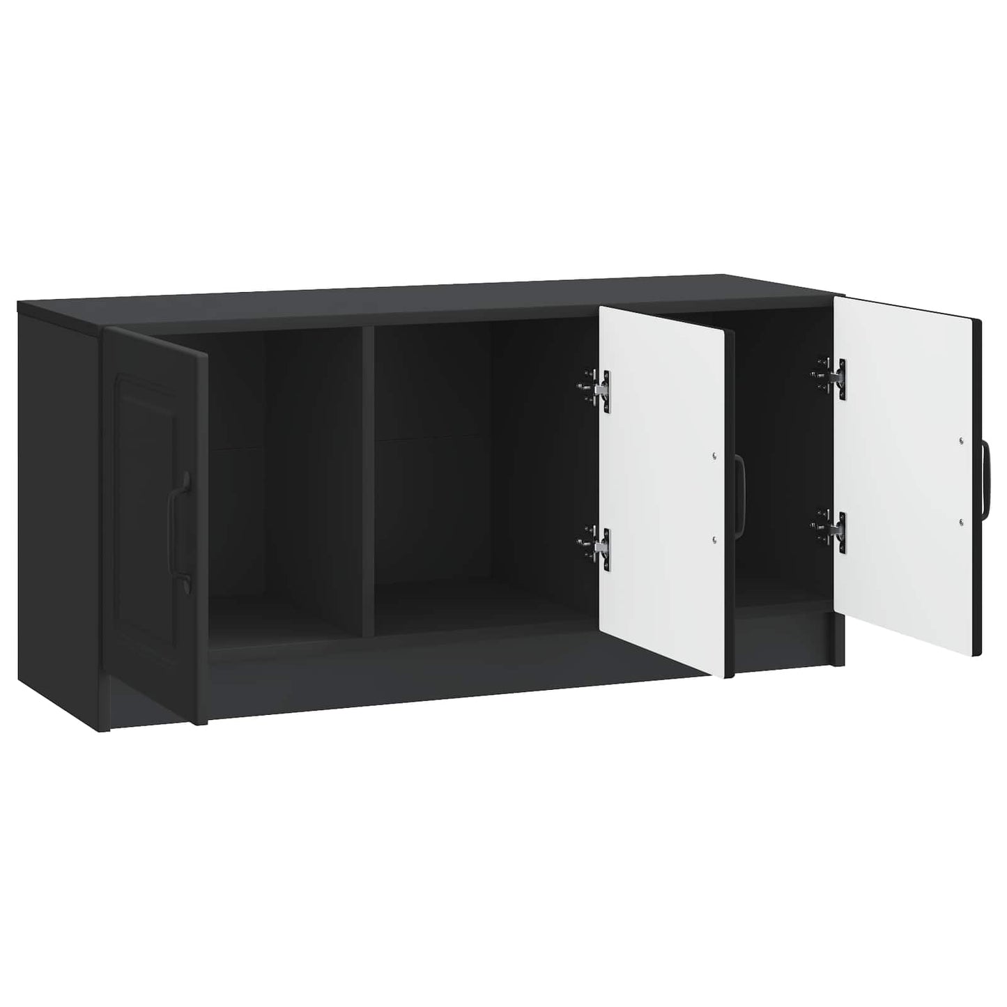 TV szekrény Fekete 99 x 34,5 x 47 cm Szerelt Fa