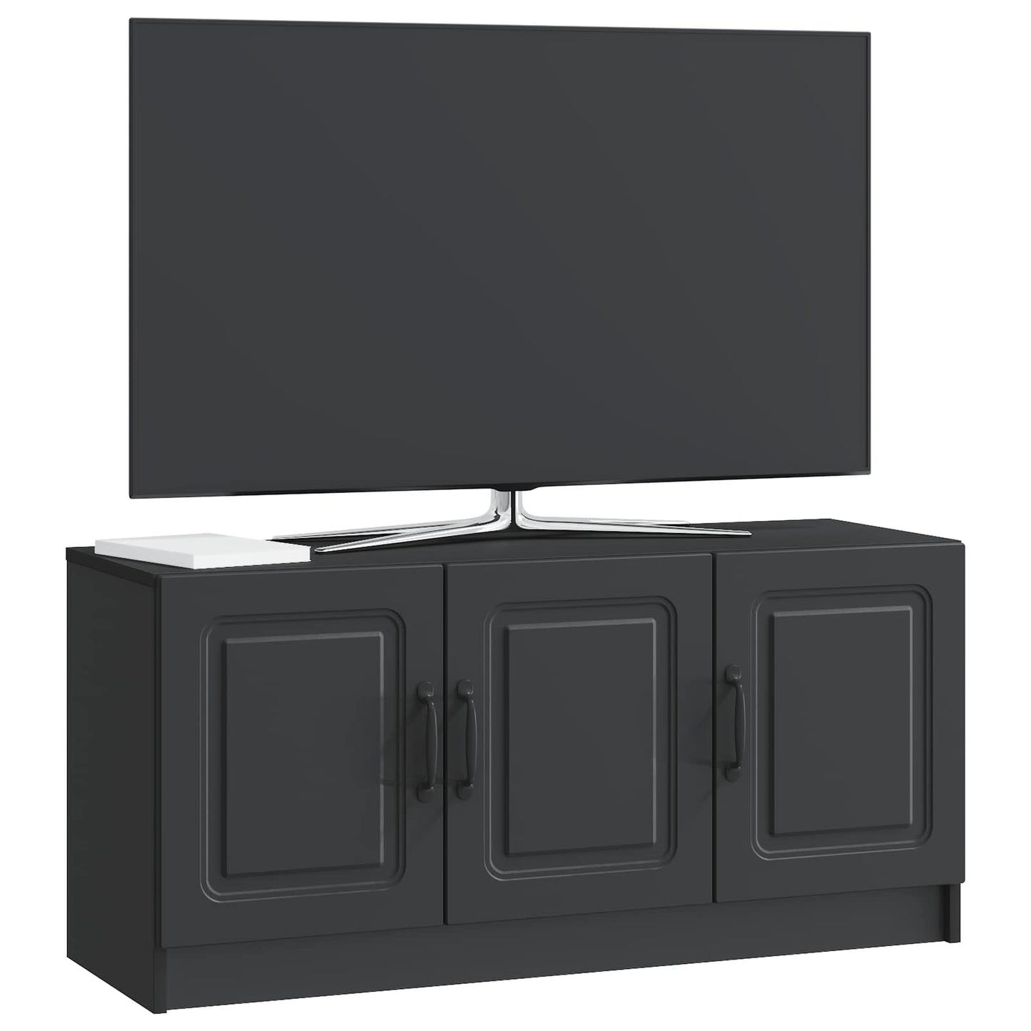 TV szekrény Fekete 99 x 34,5 x 47 cm Szerelt Fa