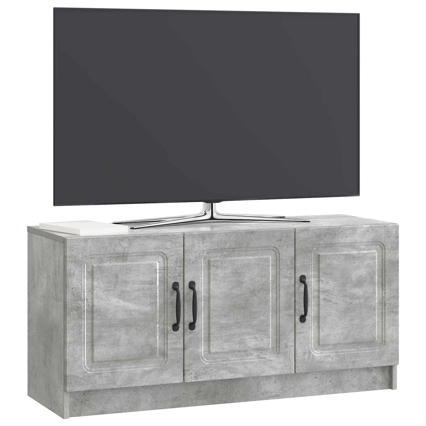 TV szekrény Betonszürke 99 x 34,5 x 47 cm Szerelt Fa