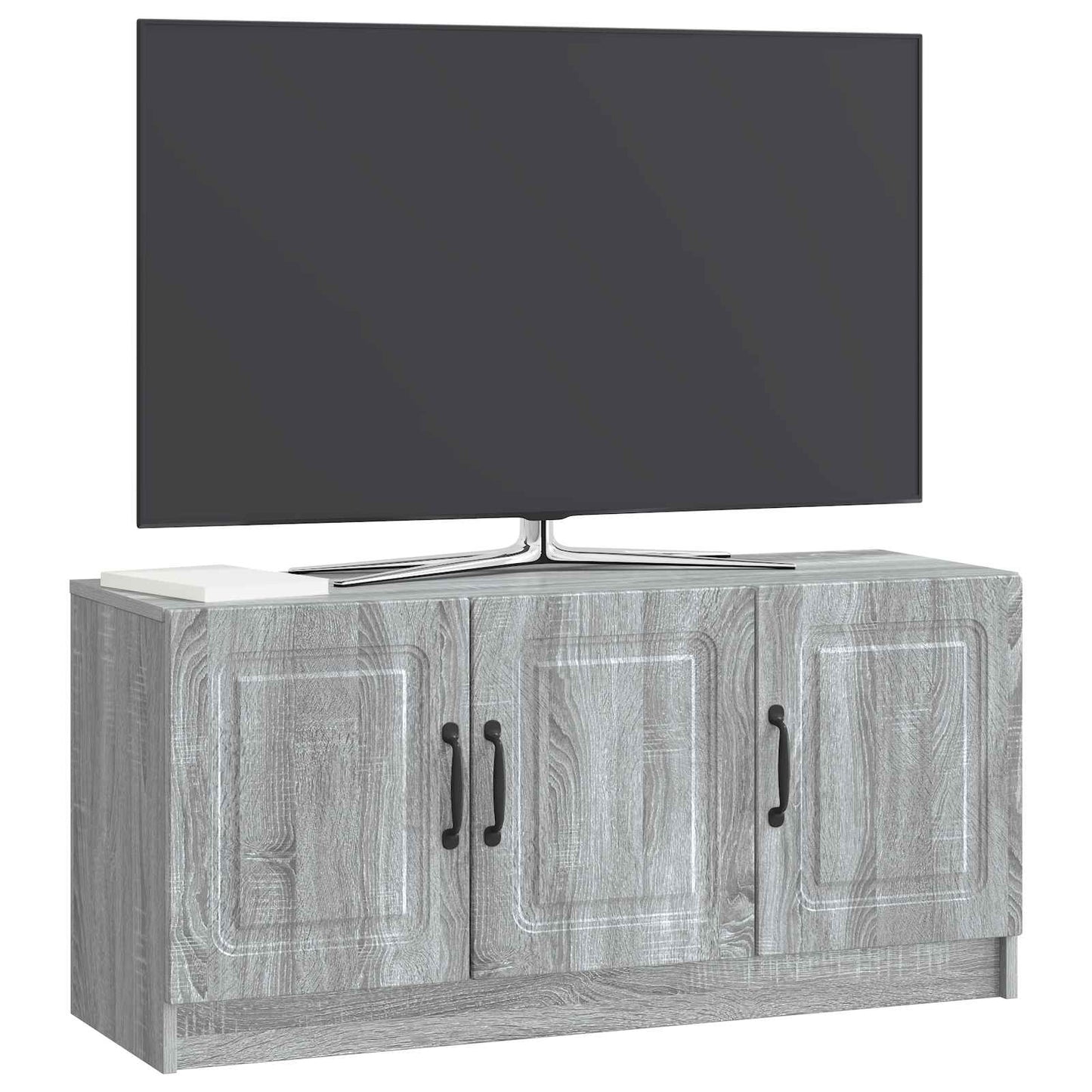 TV szekrény Szürke Sonoma 99 x 34,5 x 47 cm Szerelt Fa