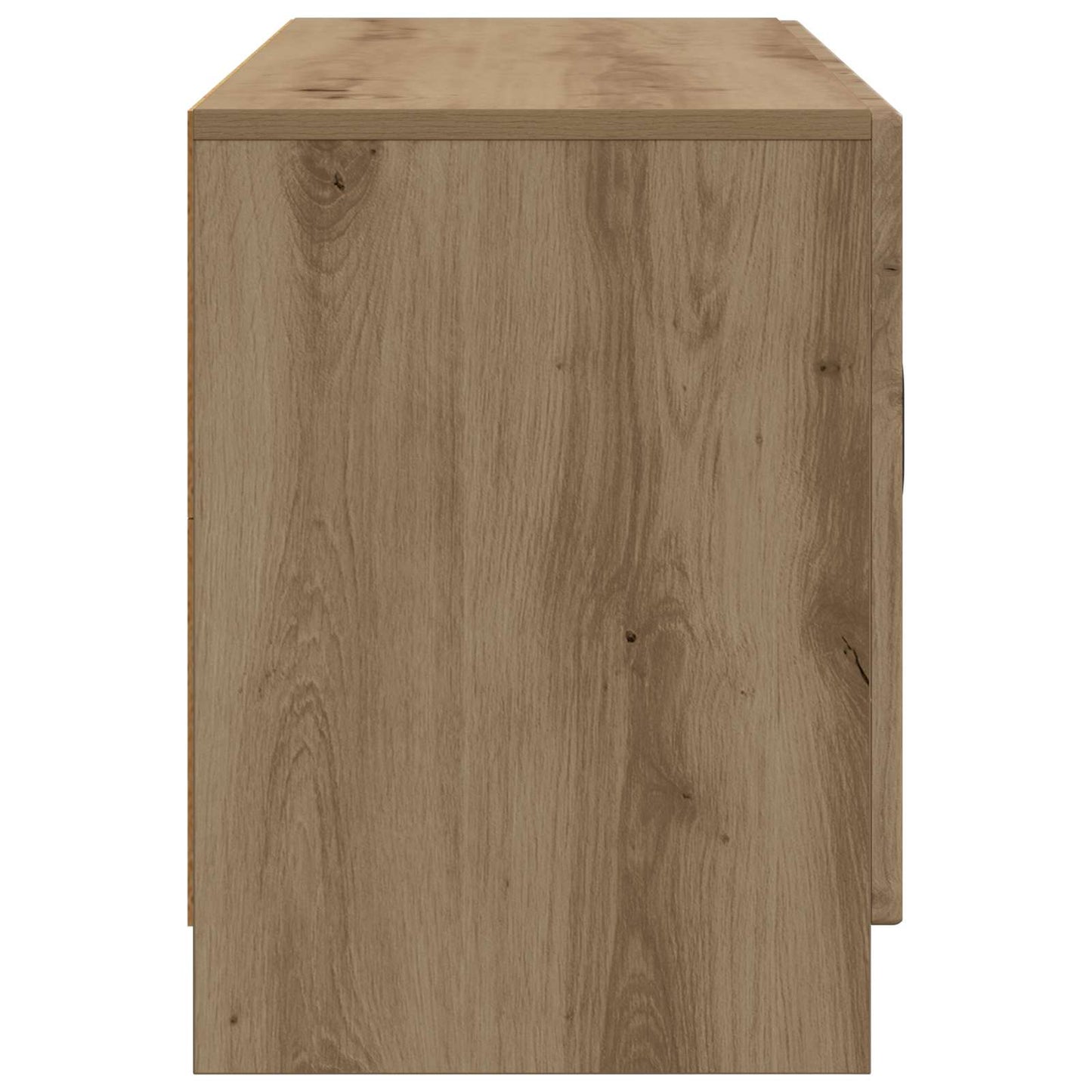 TV szekrény 99 x 34,5 x 47 cm Kézműves Tölgy Szerelt Fa