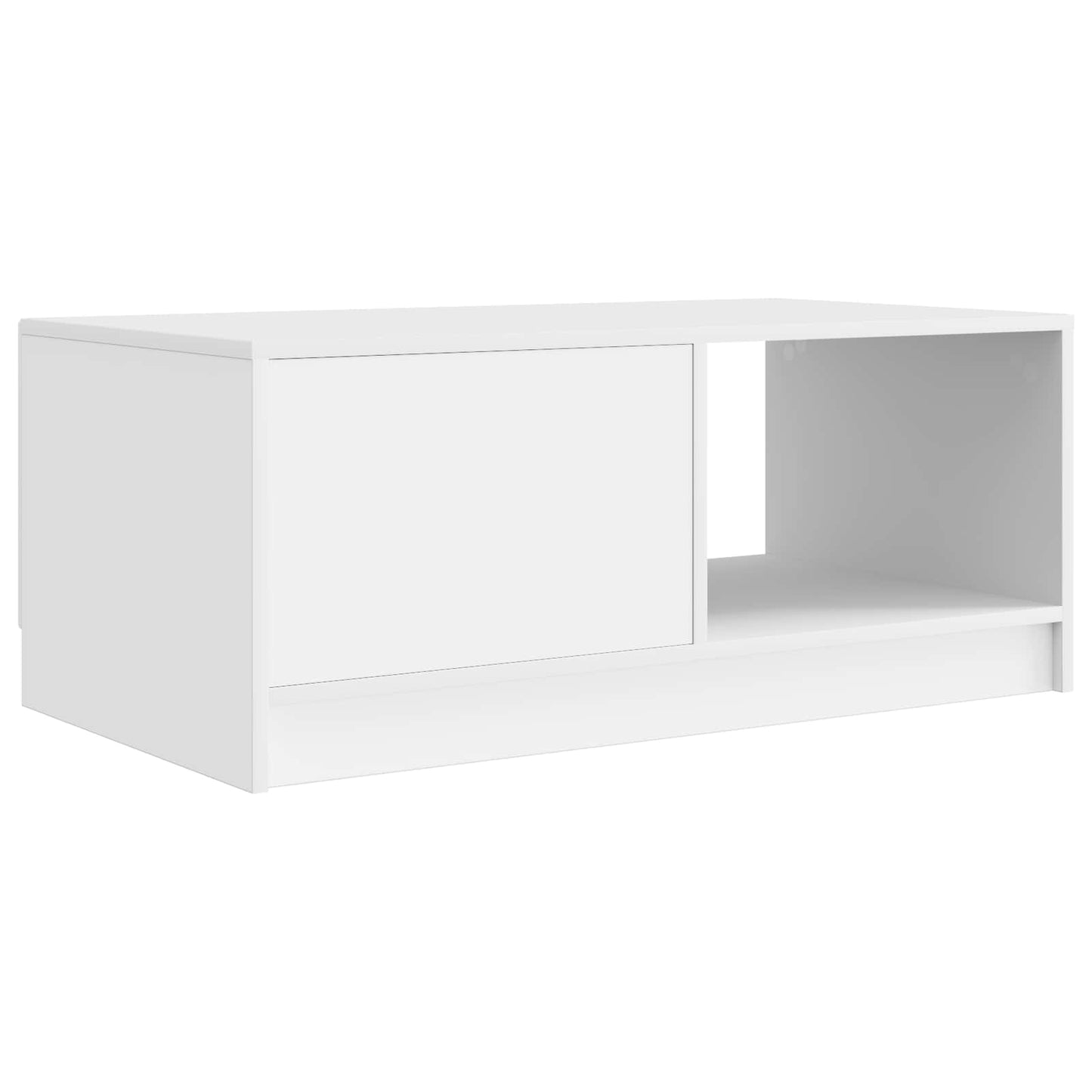 Dohányzóasztal Fehér 90 x 50 x 37 cm Szerelt Fa