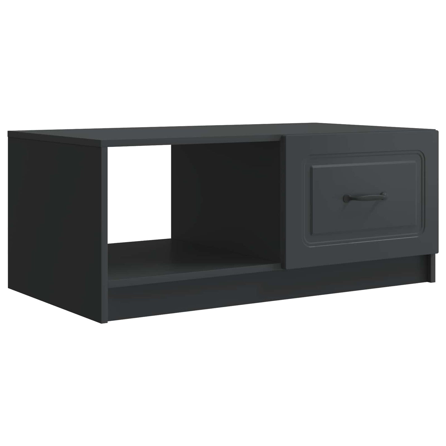 Dohányzóasztal Fekete 90 x 50 x 37 cm Szerelt Fa