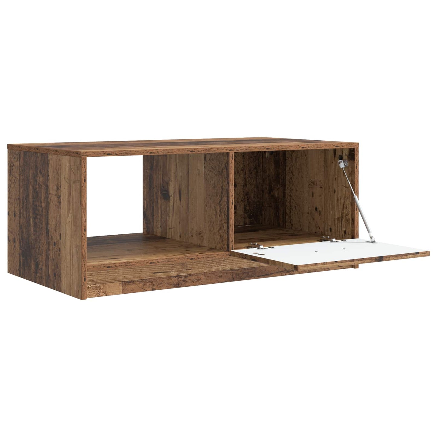 Dohányzóasztal Antik Fa 90 x 50 x 37 cm Szerelt Fa