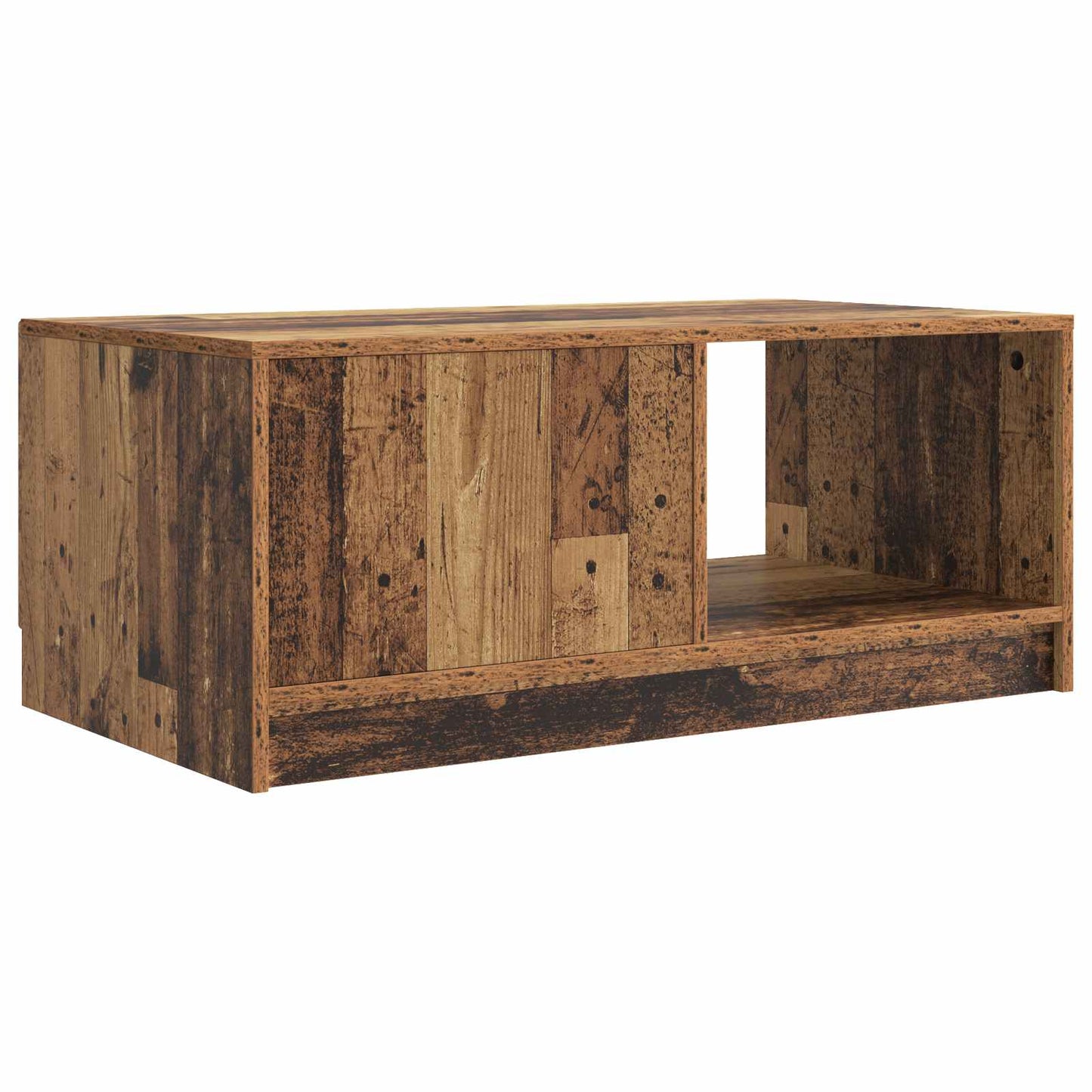 Dohányzóasztal Antik Fa 90 x 50 x 37 cm Szerelt Fa