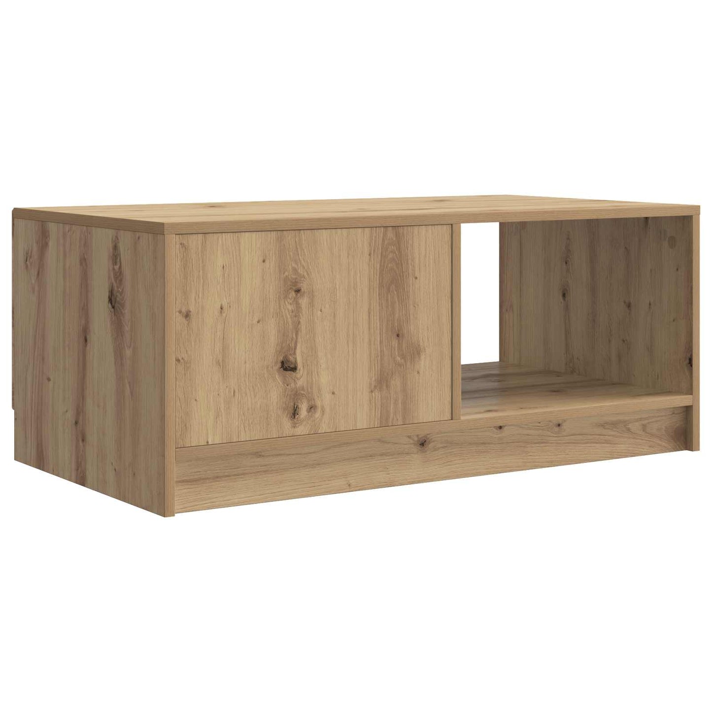 Dohányzóasztal Kézműves Tölgy 90 x 50 x 37 cm Szerelt Fa