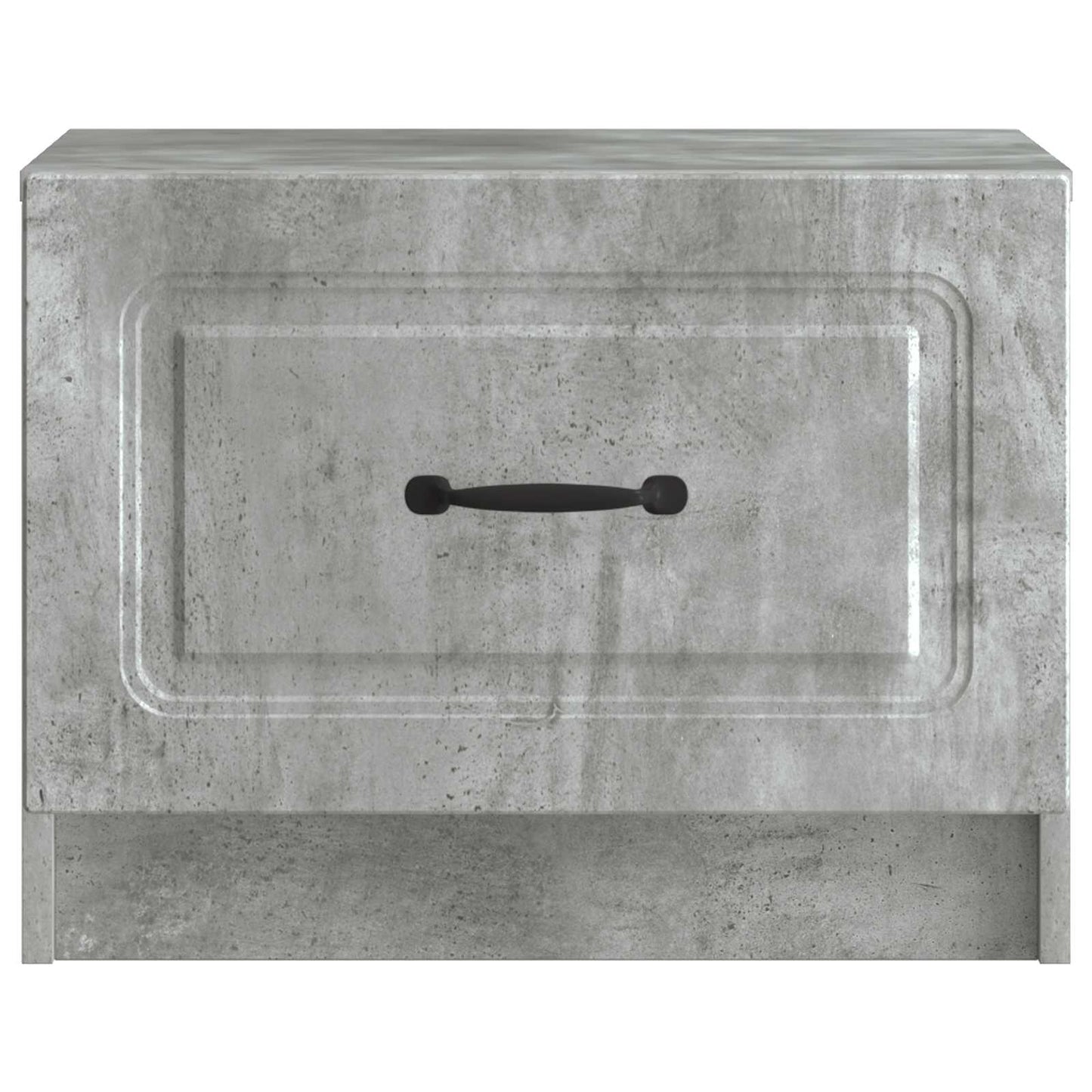Dohányzóasztal fiókkal Betonszürke 49 x 50 x 37 cm Szerelt Fa