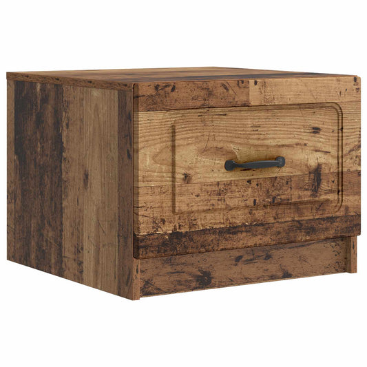 Dohányzóasztal fiókkal Antik Fa 49 x 50 x 37 cm Szerelt Fa