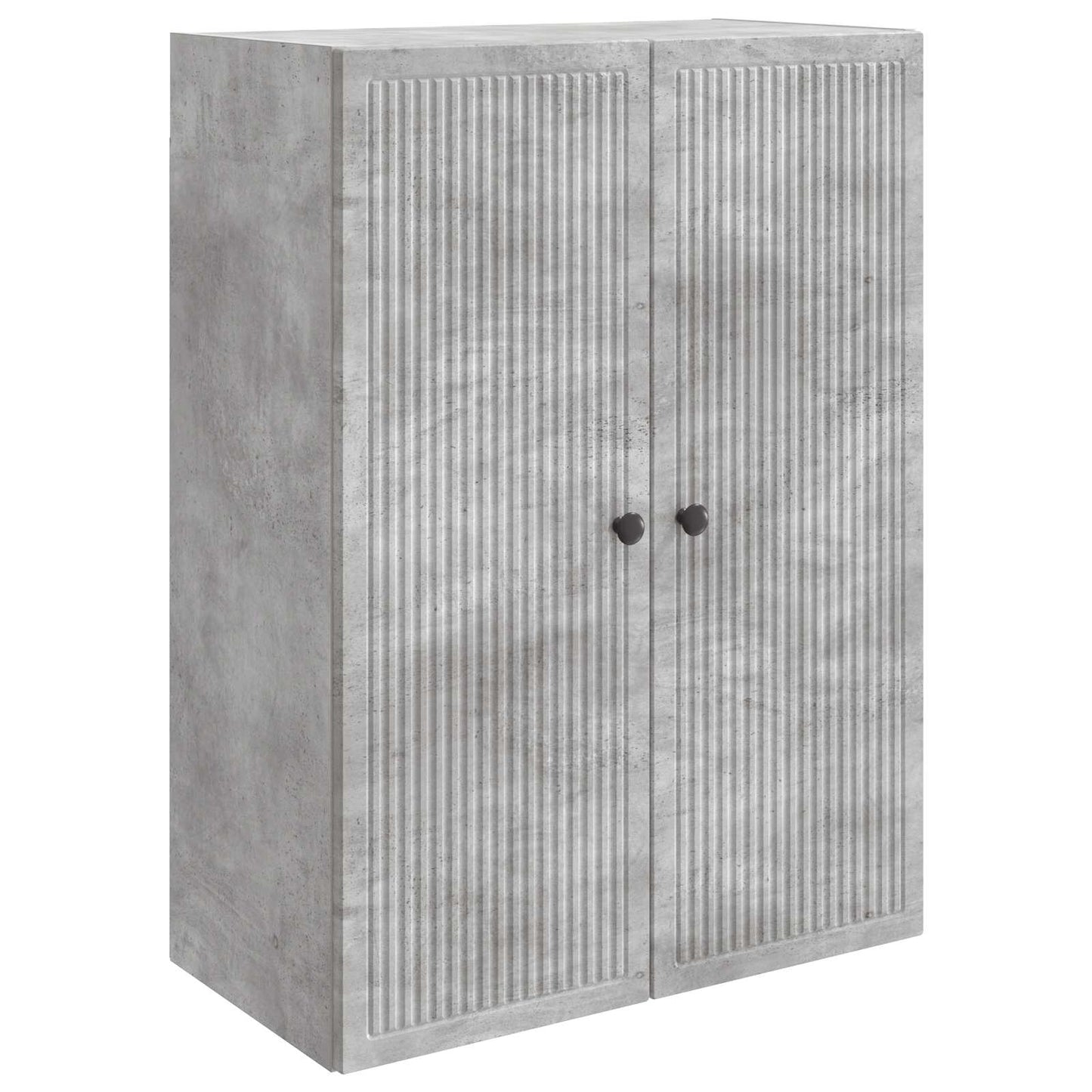 Fali szekrény Betonszürke 66 x 34,5 x 90 cm Szerelt Fa