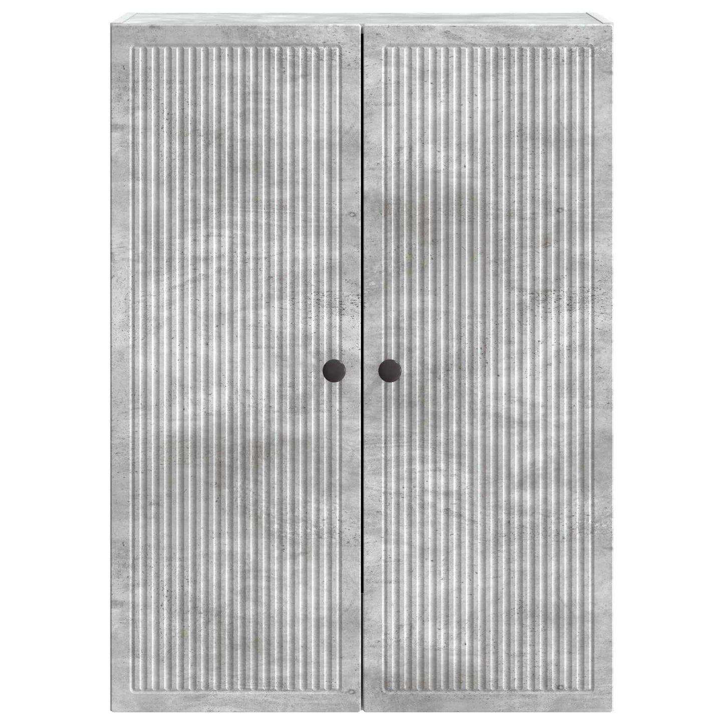 Fali szekrény Betonszürke 66 x 34,5 x 90 cm Szerelt Fa