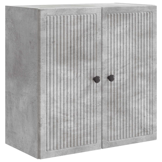 Fali szekrény Betonszürke 59 x 31 x 60 cm Szerelt Fa