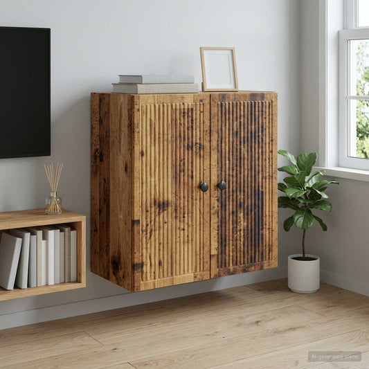 Fali szekrény Antik Fa 59 x 31 x 60 cm Szerelt Fa