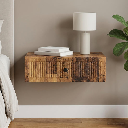 Fali oldaltábla Antik Fa 59 x 34,5 x 17 cm Szerelt Fa