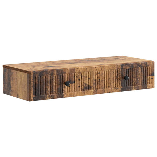 Fali oldaltábla Antik Fa 87,5 x 34,5 x 17 cm Szerelt Fa