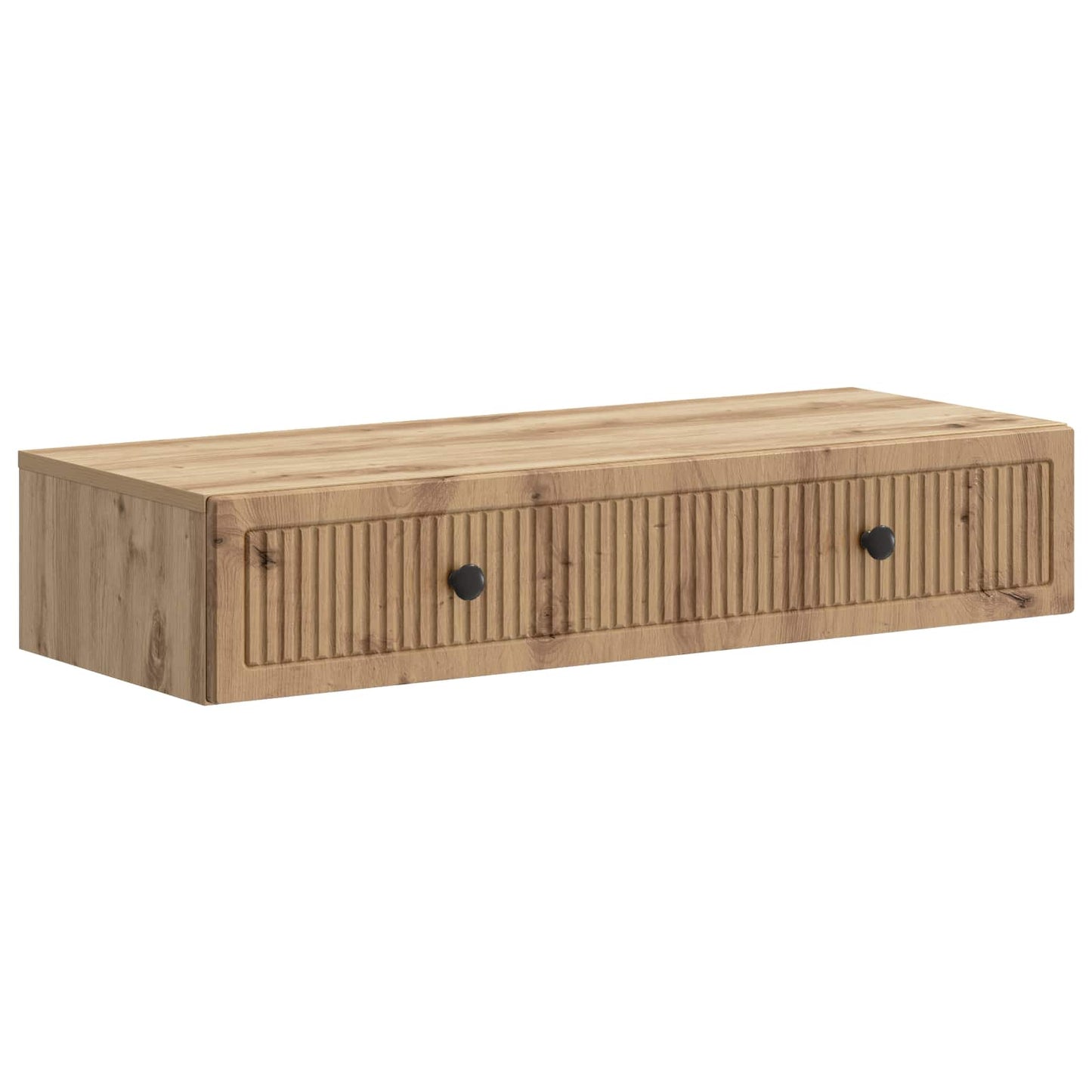 Fali oldaltábla 87,5 x 34,5 x 17 cm Szerelt Fa Kézműves Tölgy