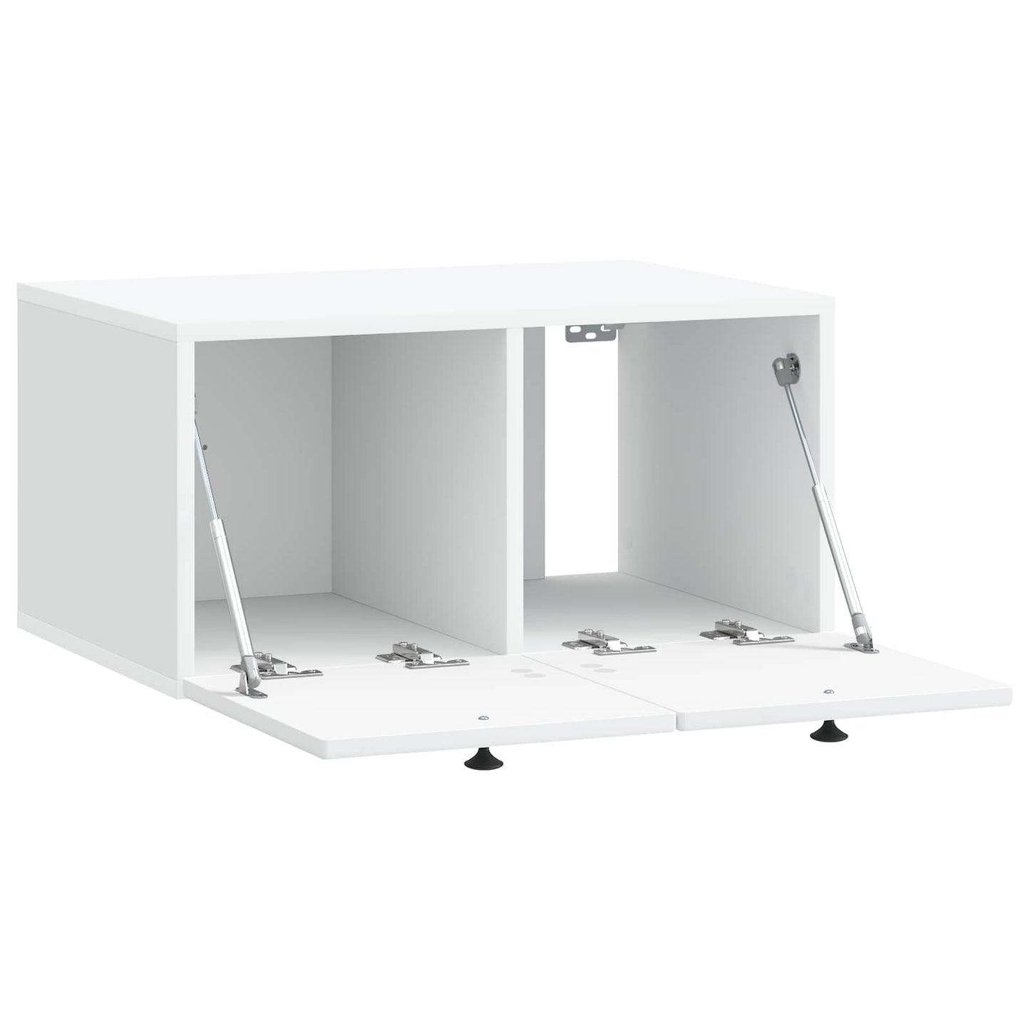 Fali TV szekrény Fehér 59,5 x 41 x 30 cm Szerelt Fa
