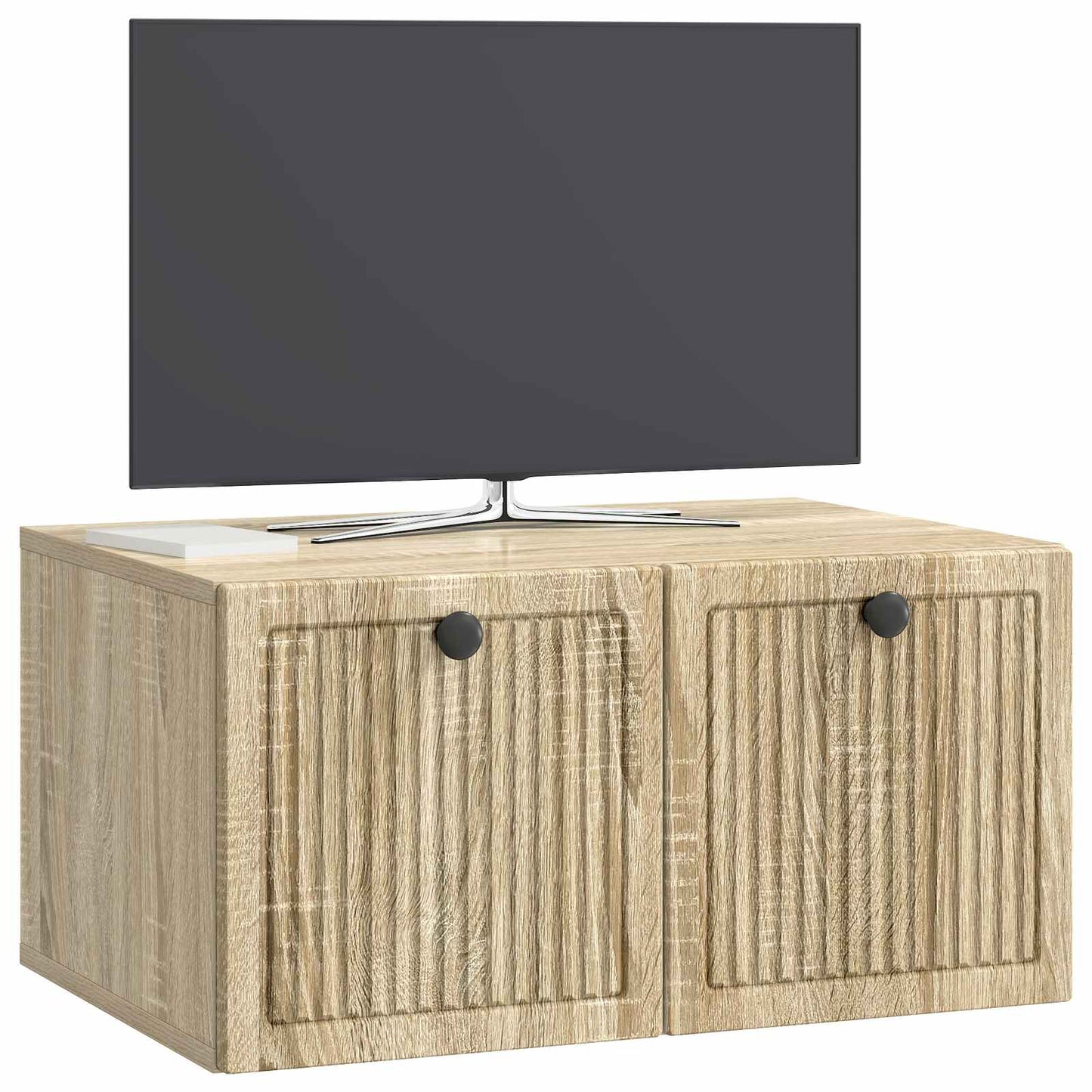 Fali TV szekrény Sonoma Tölgy 59,5 x 41 x 30 cm Szerelt Fa
