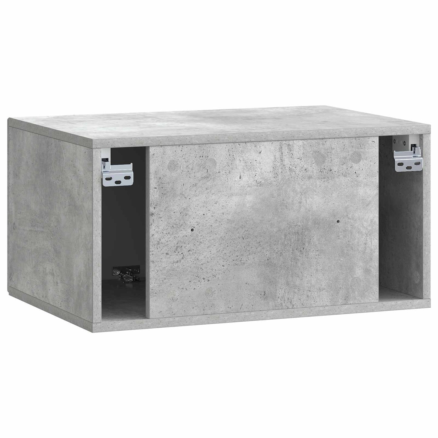 Fali TV szekrény Betonszürke 59,5 x 41 x 30 cm Szerelt Fa