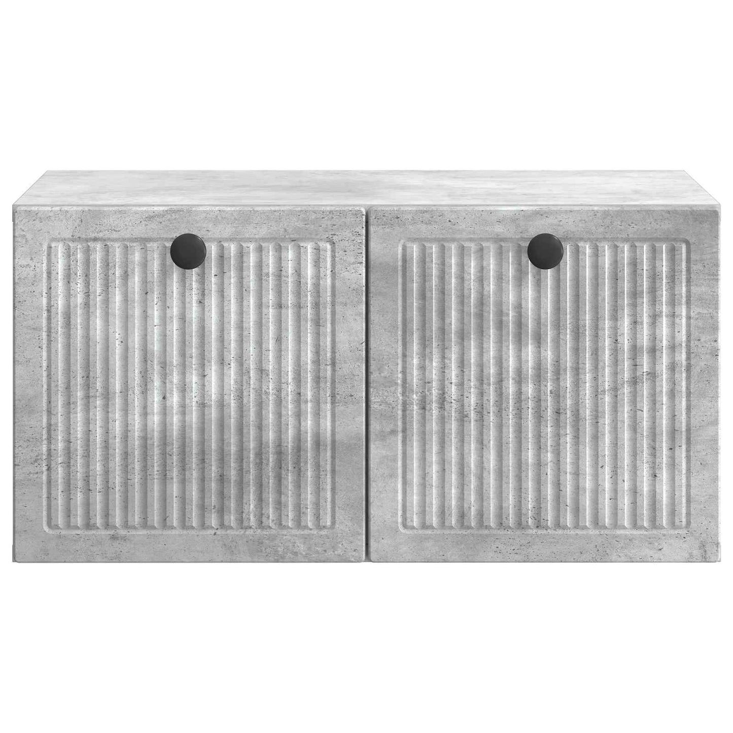 Fali TV szekrény Betonszürke 59,5 x 41 x 30 cm Szerelt Fa