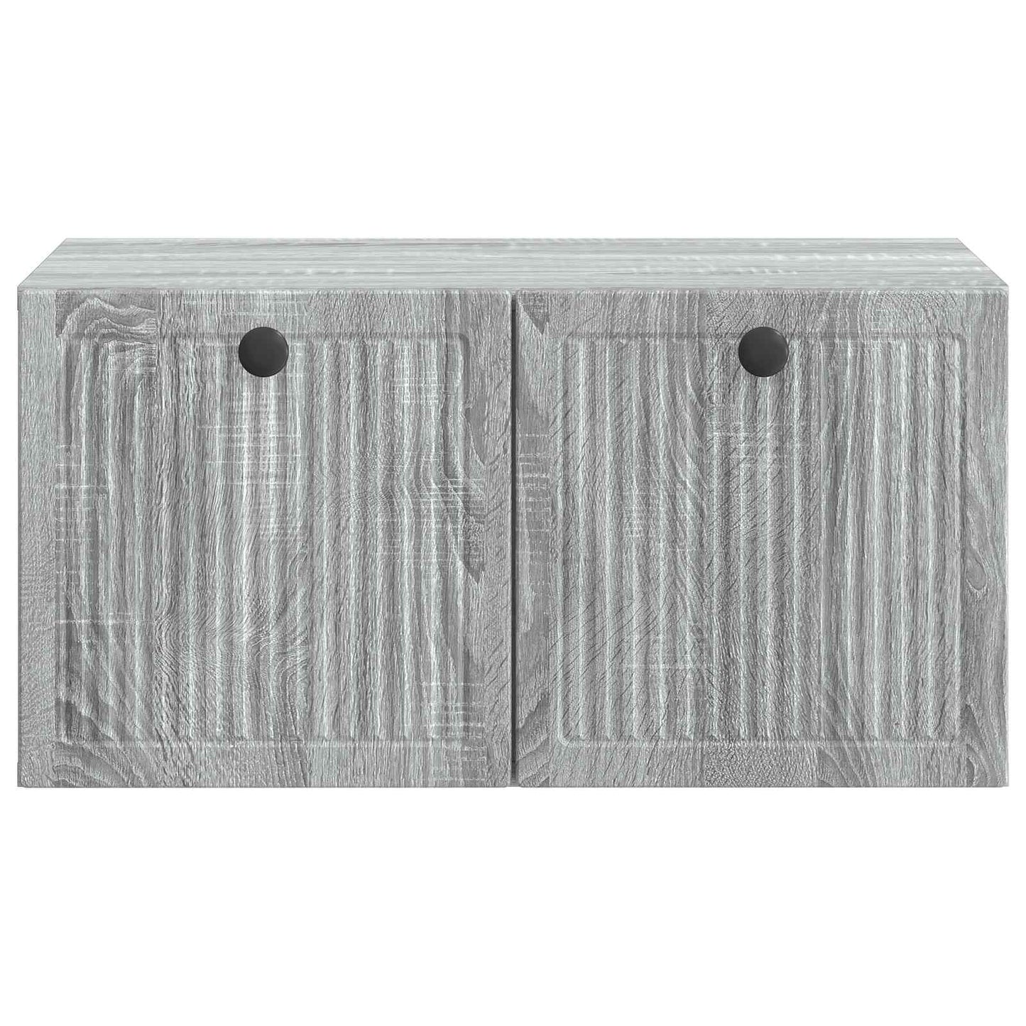 Fali TV szekrény Szürke Sonoma 59,5 x 41 x 30 cm Szerelt Fa